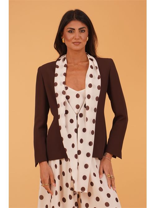 Giacca in cady GM by Gai Mattiolo | GM3703MORO/FANTASIA